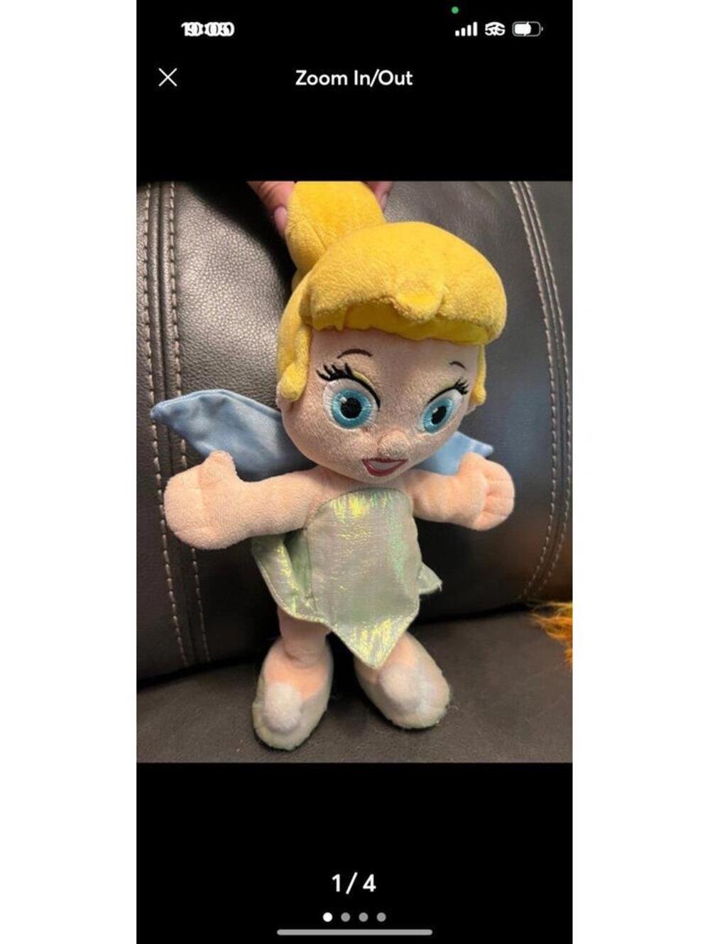 Tinkerbell Plush Walt Disney World Parks Stuffed Animal Toy